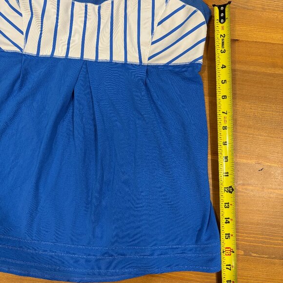 🍀Lululemon Elevate Tank in Blue/White - Picture 11 of 12